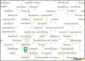 map of Norte La Loma Alta